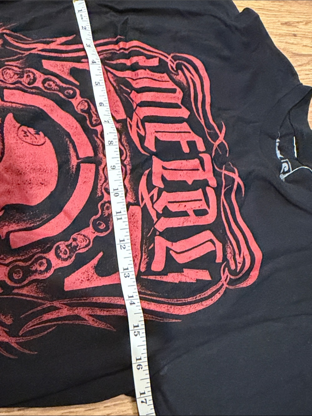 Metal Mulisha Black Tee with Red Skull Graphic - Picture 5 of 7